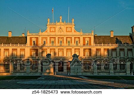 Stock Image - The Royal Palace of Aranjuez, Madrid, Spain. Fotosearch
