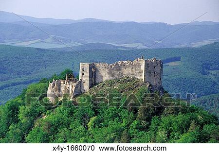The ruins of castle Uhrovec, Nitricke vrchy Strazovske vrchy near Uhrovske Podhradie, Slovakia View Large Photo Image Stock Image - The ruins of castle Uhrovec, Nitricke vrchy Strazovske vrchy near Uhrovske Podhradie, Slovakia. Fotosearch