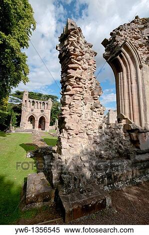 The ruins of Dryburgh Abbey in Scotland View Large Photo Image Stock Photography - The ruins of Dryburgh Abbey in Scotland. Fotosearch