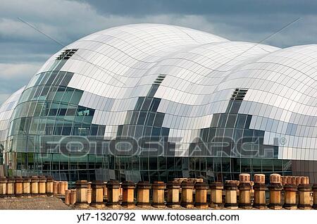 The Sage building in Newcastle up Tyne seen above old chimney tops England View Large Photo Image Stock Image - The Sage building in Newcastle up Tyne seen above old chimney tops England. Fotosearch