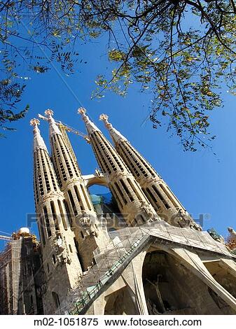 The Sagrada Familia Church by Antoni Gaudi in Barcelona Spain View Large Photo Image Stock Photography - The Sagrada Familia Church by Antoni Gaudi in Barcelona Spain. Fotosearch