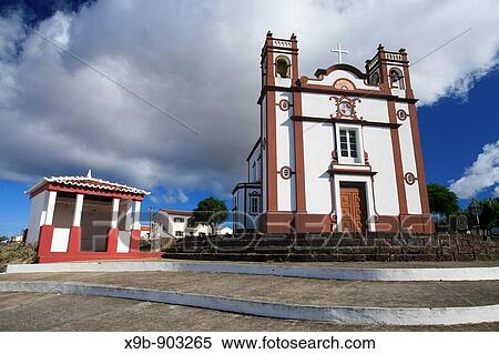 The Santo Antao church, in the town of Vila do Porto Santa Maria island, Azores, Portugal View Large Photo Image Stock Photography - The Santo Antao church, in the town of Vila do Porto Santa Maria island, Azores, Portugal. Fotosearch