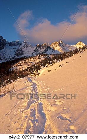 Stock Photo - The scenery in the valley """"Dolina Zeleneho plesa"""", High Tatras. "". Fotosearch