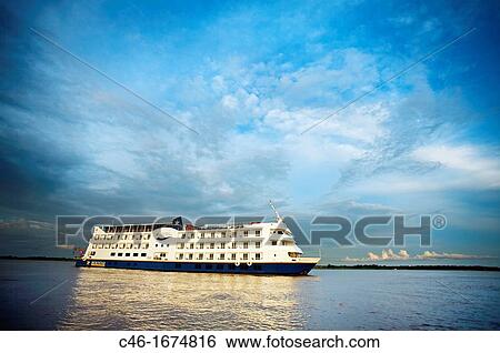 The ship Iberostar Grand Amazon near Manaus Amazonas state, the Amazon, Brazil. View Large Photo Image Stock Photograph - The ship Iberostar Grand Amazon near Manaus Amazonas state, the Amazon, Brazil.. Fotosearch