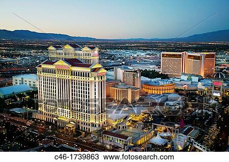 Stock Image - The Strip Las Vegas Boulevard, Las Vegas, Nevada, USA.. Fotosearch