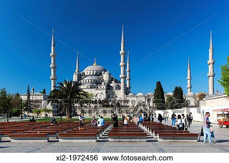 The Sultan Ahmed Mosque Sultanahmet Camii Is An Historic