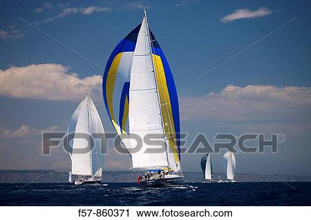 Stock Image - The Super Yacht Cup, Palma de Mallorca, Spain. Fotosearch