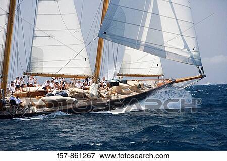 Stock Photo - The Super Yacht Cup, Palma de Mallorca, Spain. Fotosearch