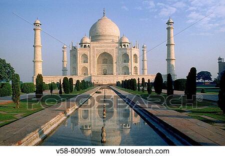 THE TAJ MAHAL, AGRA, UTTAR PRADESH, INDIA View Large Photo Image Stock Photography - THE TAJ MAHAL, AGRA, UTTAR PRADESH, INDIA. Fotosearch
