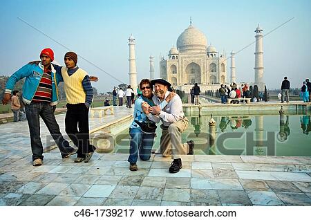 The Taj Mahal, mausoleum of the Empress Mumtaz Mahal Agra India. View Large Photo Image Stock Photo - The Taj Mahal, mausoleum of the Empress Mumtaz Mahal Agra India.. Fotosearch