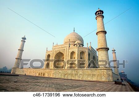 The Taj Mahal, mausoleum of the Empress Mumtaz Mahal Agra India. View Large Photo Image Stock Photograph - The Taj Mahal, mausoleum of the Empress Mumtaz Mahal Agra India.. Fotosearch