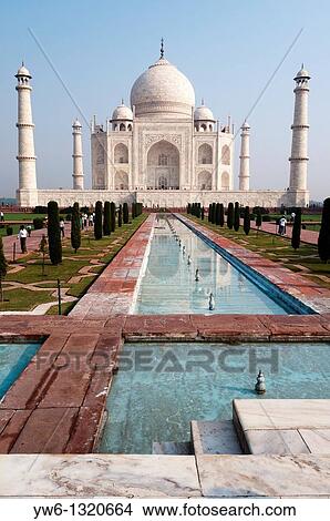 The Taj Mahal View Large Photo Image Picture - The Taj Mahal. Fotosearch