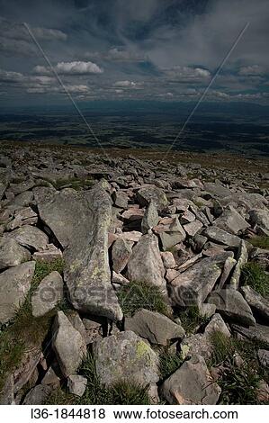 Stock Photo - The Tatra Mountains seen from Babia Gora peak Poland. Fotosearch