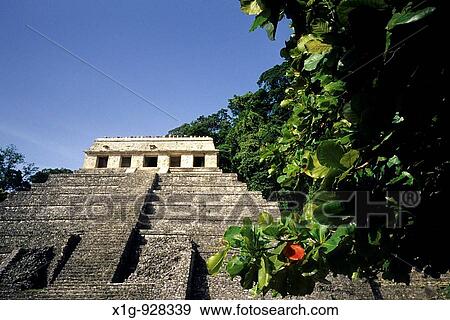 The Temple of the Inscriptions or Templo de las Inscripciones in the Mayan City of Palenque in Chiapas, Mexico View Large Photo Image Stock Photo - The Temple of the Inscriptions or Templo de las Inscripciones in the Mayan City of Palenque in Chiapas, Mexico. Fotosearch