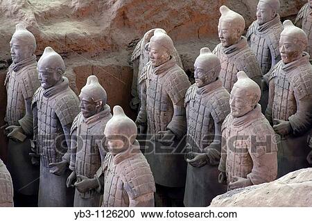 The Terracotta Warriors, Xian, China View Large Photo Image Stock Image - The Terracotta Warriors, Xian, China. Fotosearch