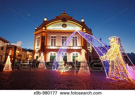 The theater building and some Christmas decorations in the city of Ribeira Grande Azores islands, Portugal View Large Photo Image Stock Photo - The theater building and some Christmas decorations in the city of Ribeira Grande Azores islands, Portugal. Fotosearch