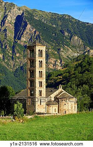 The twelth century Catalan Romanesque Church of Saint Climent in Taull, Vall de Boi, Spain. A UNESCO World Hertigae site and one of the best exapmles of Romanesque in Europe. View Large Photo Image Stock Photograph - The twelth century Catalan Romanesque Church of Saint Climent in Taull, Vall de Boi, Spain. A UNESCO World Hertigae site and one of the best exapmles of Romanesque in Europe.. Fotosearch