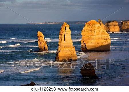 The Twelve Apostles Great Ocean Road Victoria Australia View Large Photo Image Stock Photo - The Twelve Apostles Great Ocean Road Victoria Australia. Fotosearch