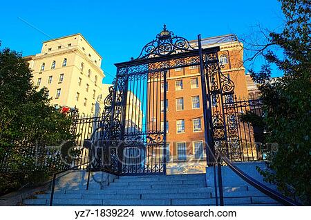 The Vanderbilt Gate is considered one of the finest examples of wrought iron work in New York City, New York, USA View Large Photo Image Picture - The Vanderbilt Gate is considered one of the finest examples of wrought iron work in New York City, New York, USA. Fotosearch