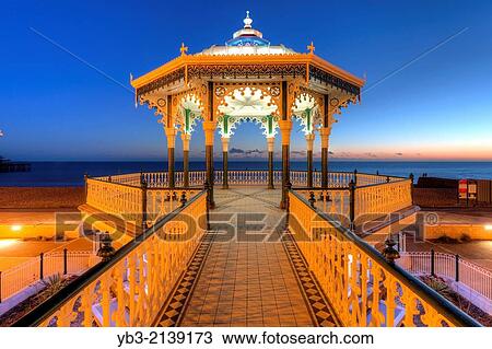 The Victorian Bandstand, Brighton, England. View Large Photo Image Stock Image - The Victorian Bandstand, Brighton, England.. Fotosearch