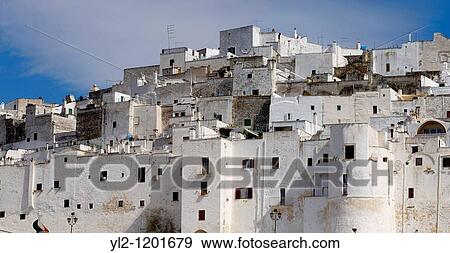 The white city of Ostuni, Puglia, South Italy View Large Photo Image Stock Photo - The white city of Ostuni, Puglia, South Italy. Fotosearch