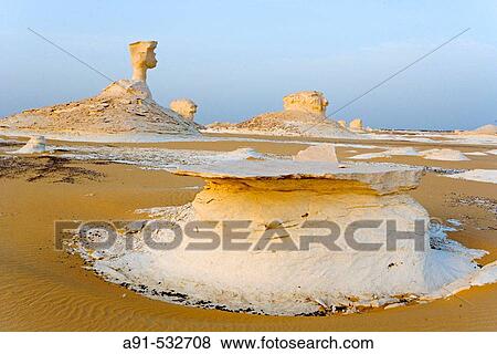 The White Desert near Farafra Oasis. Egypt View Large Photo Image Stock Photo - The White Desert near Farafra Oasis. Egypt. Fotosearch