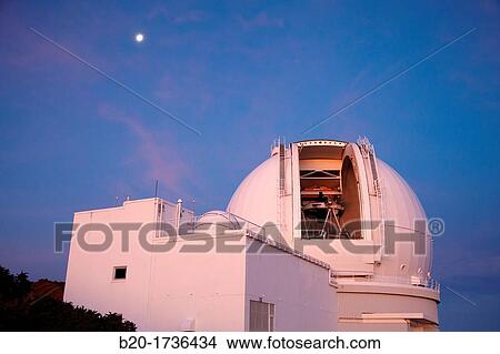 Picture - The William Herschel Telescope WHT, Roque de los Muchachos Observatory, La Palma, Canary Islands, Spain. Fotosearch