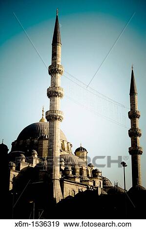 The Yeni Camii, The New Mosque or Mosque of the Valide Sultan Istanbul, Turkey View Large Photo Image Stock Photo - The Yeni Camii, The New Mosque or Mosque of the Valide Sultan Istanbul, Turkey. Fotosearch