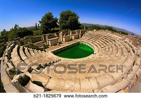 Theatre, Aphrodisias, Turkey View Large Photo Image Stock Photo - Theatre, Aphrodisias, Turkey. Fotosearch