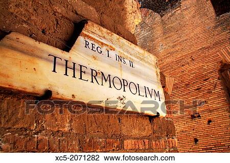 Thermopolium, Tavern, Ostia Antica, near Rome, Lazio, Italy View Large Photo Image Stock Image - Thermopolium, Tavern, Ostia Antica, near Rome, Lazio, Italy. Fotosearch