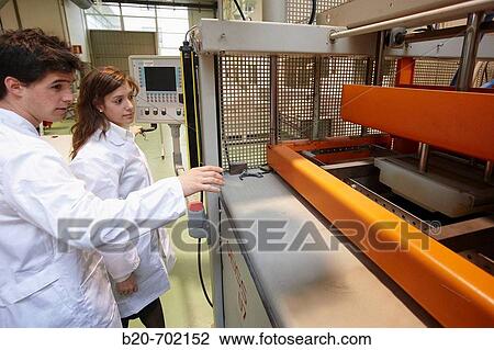 Thermosetting plastic molding process, Transport Unit. Fundaci? n Inasmet-Tecnalia, Centro de Investigaci? n, Parque Tecnologico de San Sebastian, Donostia, Gipuzkoa, Euskadi. View Large Photo Image Stock Image - Thermosetting plastic molding process, Transport Unit. Fundaci? n Inasmet-Tecnalia, Centro de Investigaci? n, Parque Tecnologico de San Sebastian, Donostia, Gipuzkoa, Euskadi.. Fotosearch