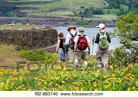 These hikers I shot at the Columbia River Gorge Used Nikkor lens 70-200 View Large Photo Image Stock Image - These hikers I shot at the Columbia River Gorge Used Nikkor lens 70-200. Fotosearch