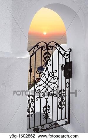 Thira, Santorini Island, Cyclades, Greece View Large Photo Image Stock Image - Thira, Santorini Island, Cyclades, Greece. Fotosearch