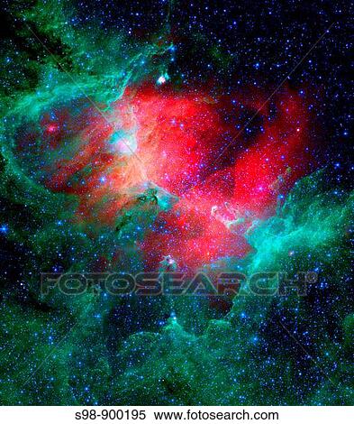 This majestic view, taken by NASA? s Spitzer Space Telescope, tells an untold story of life and death in the Eagle Nebula, an industrious star-making factory located 7, 000 light-years away in the Serpens Constellation View Large Photo Image Stock Photography - This majestic view, taken by NASA? s Spitzer Space Telescope, tells an untold story of life and death in the Eagle Nebula, an industrious star-making factory located 7, 000 light-years away in the Serpens Constellation. Fotosearch