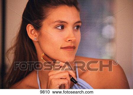 Thoughtful woman View Large Photo Image Stock Image - Thoughtful woman. Fotosearch