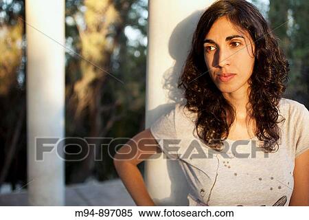 Thoughtful woman View Large Photo Image Stock Photography - Thoughtful woman. Fotosearch
