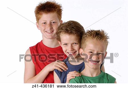 Three brothers View Large Photo Image Stock Image - Three brothers. Fotosearch