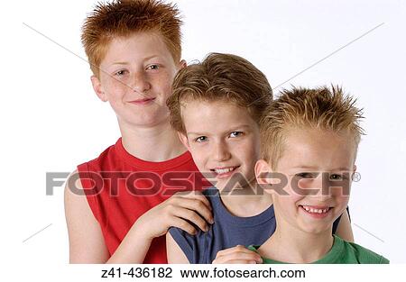 Three brothers View Large Photo Image Stock Image - Three brothers. Fotosearch