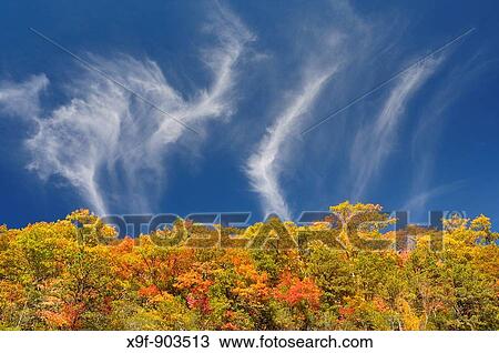 Three clouds perfom a dance on Blue Ridge Parkway in early October at peak fall color View Large Photo Image Stock Image - Three clouds perfom a dance on Blue Ridge Parkway in early October at peak fall color. Fotosearch