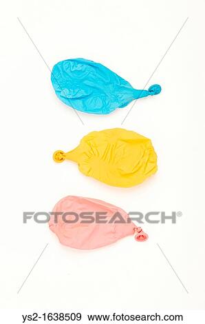 Three deflated balloons View Large Photo Image Stock Photo - Three deflated balloons. Fotosearch