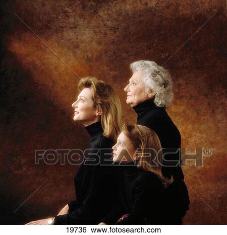 Stock Photograph - Three generations of women. Fotosearch