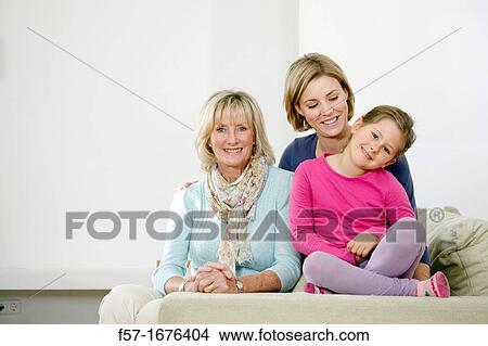Picture - Three generations. Fotosearch