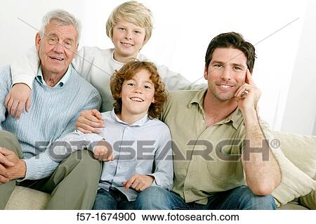 Three generations View Large Photo Image Stock Image - Three generations. Fotosearch