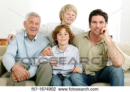 Three generations View Large Photo Image Stock Image - Three generations. Fotosearch
