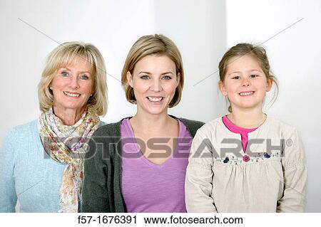 Three generations View Large Photo Image Stock Image - Three generations. Fotosearch