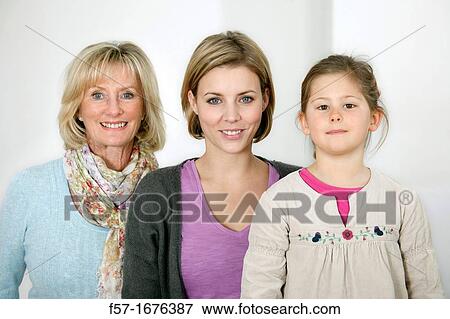 Three generations View Large Photo Image Stock Photo - Three generations. Fotosearch