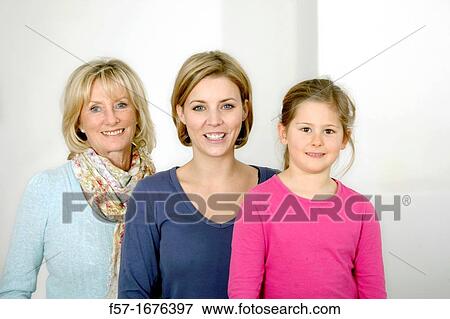 Three generations View Large Photo Image Stock Photo - Three generations. Fotosearch