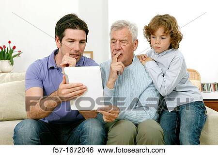 Three generations View Large Photo Image Stock Photograph - Three generations. Fotosearch