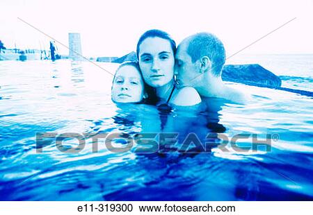 Three teens in swimming pool View Large Photo Image Stock Image - Three teens in swimming pool. Fotosearch