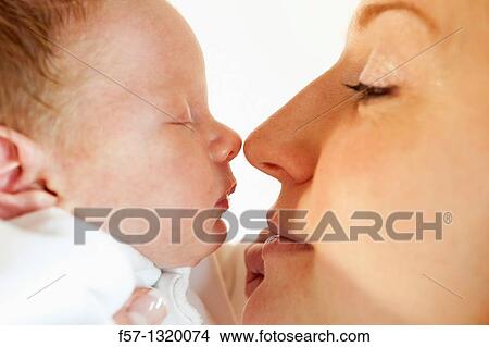 Picture - Three week old baby boy. Fotosearch